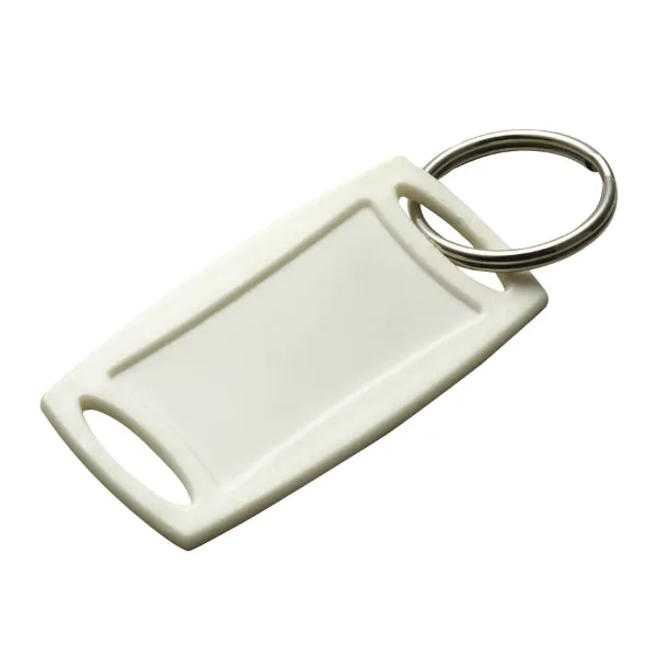 RECT.LABEL-IT TAG WHITE  W/RING