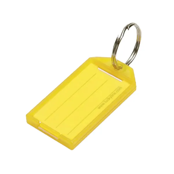 ID TAG  W/SKR  YELLOW
