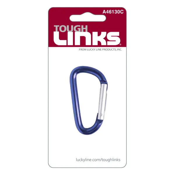 3  LARGE C-CLIP  ALUM  BLUE/CD