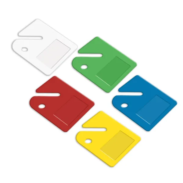 CABINET KEY TAG 1-1/2   RED
