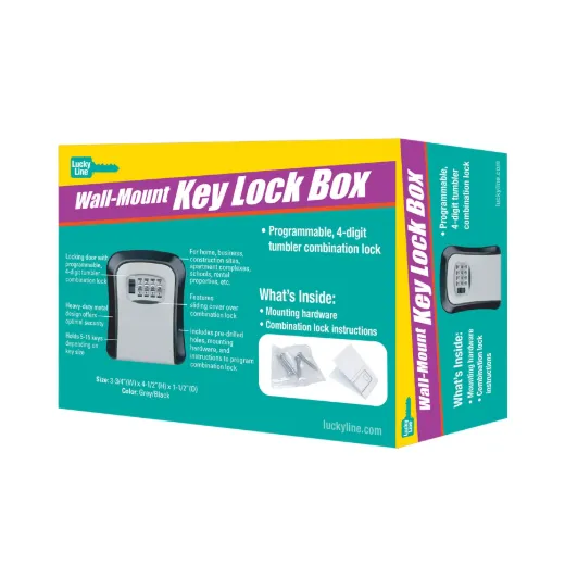 Wall-Mount or Hanging Key Lock Box