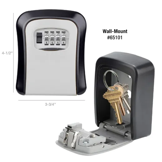 Wall-Mount or Hanging Key Lock Box