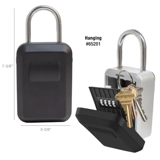 Wall-Mount or Hanging Key Lock Box